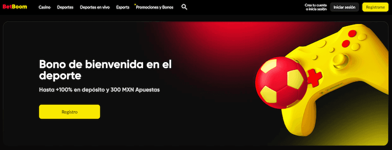 Obtén 300 MXN en freebets con Betboom México