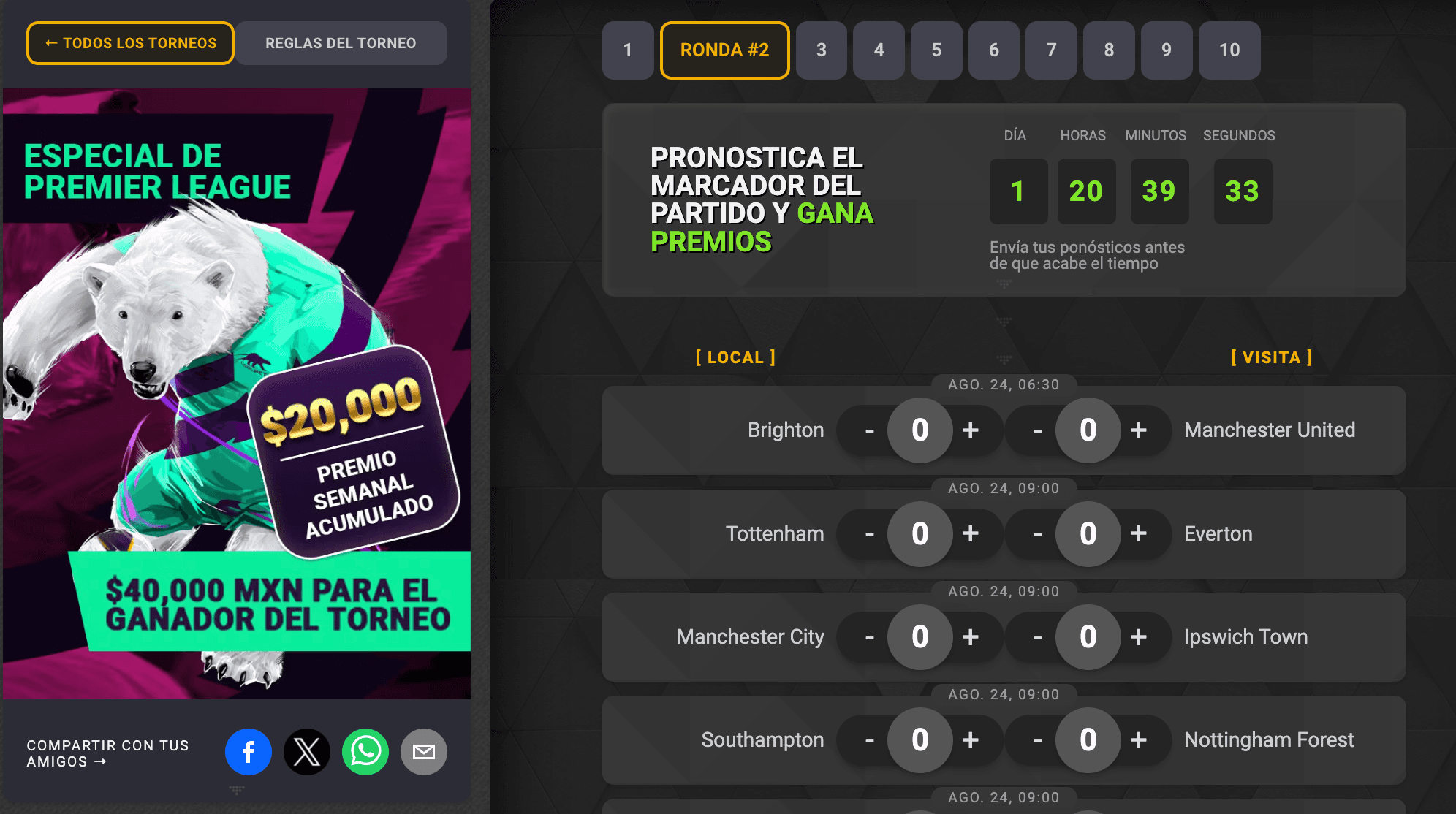 Las apuestas en la Premier League con Coolbet México pueden darnos un bono interesante