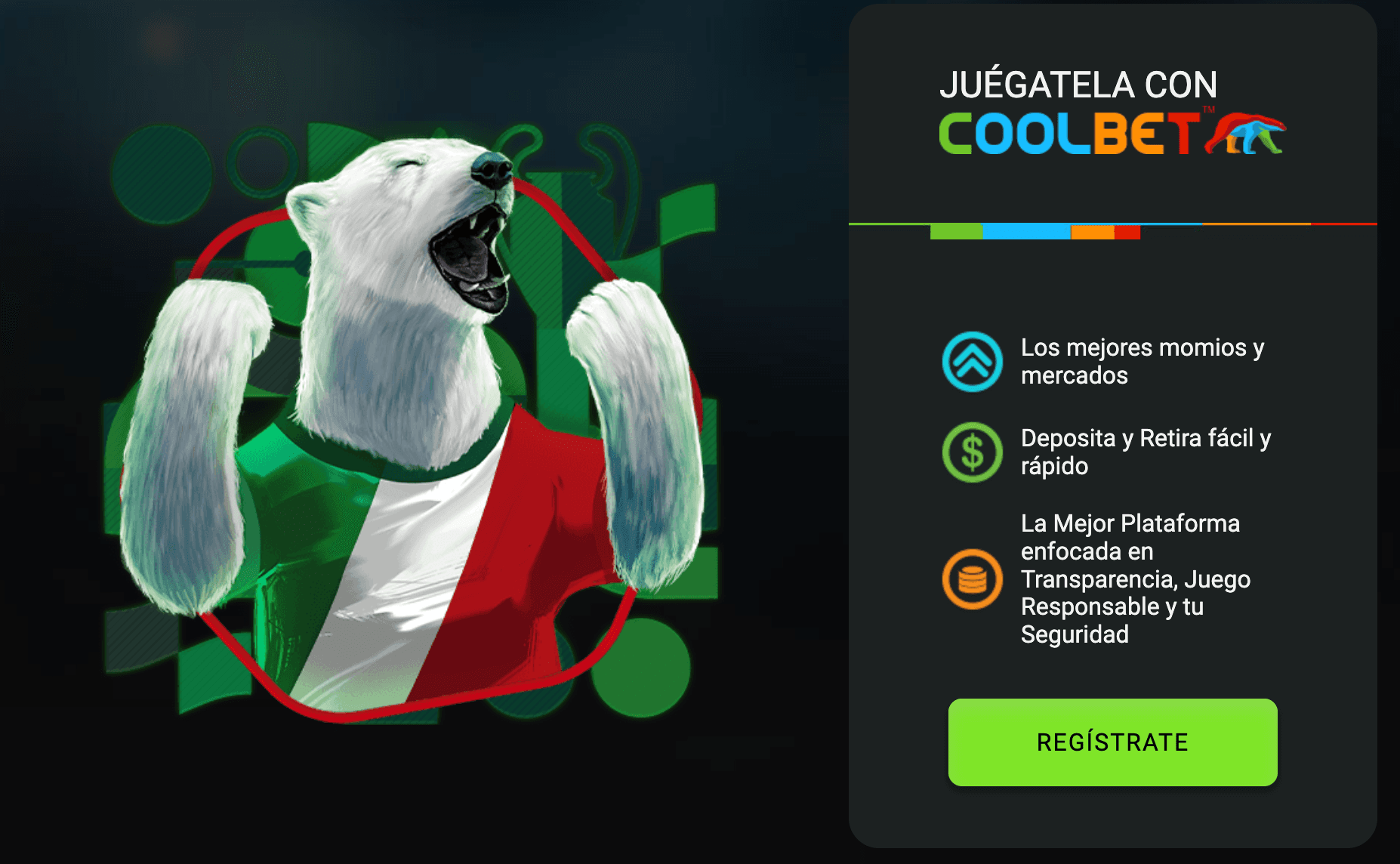 Llévate hasta 2,000 MXN con tu primer depósito en Coolbet México